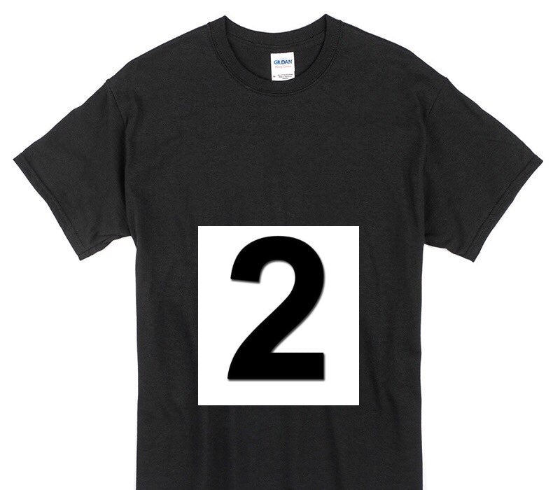 Custom Gildan 100% Cotton Black T-Shirt