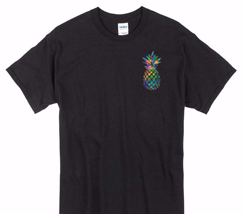 Custom Gildan 100% Cotton Black T-Shirt
