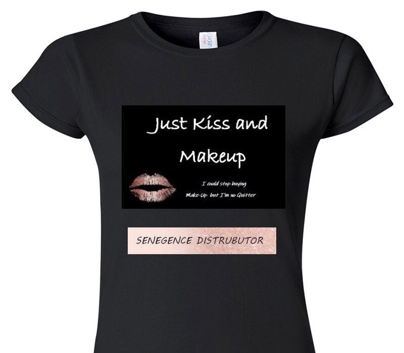 Custom Womens Soft Style 100% Cotton Black T-Shirt