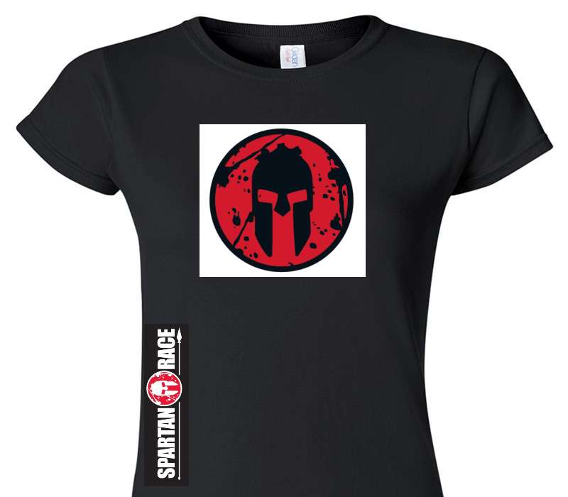Custom Womens Soft Style 100% Cotton Black T-Shirt