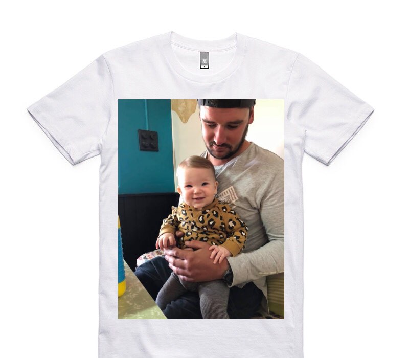 Custom AS Colour 100% Cotton White T-Shirt