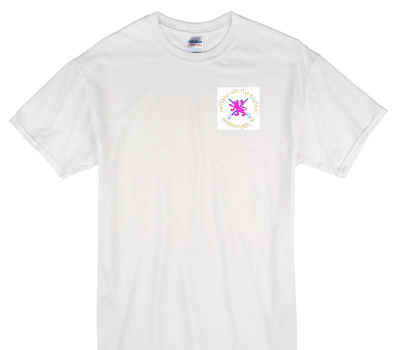Custom Gildan 100% Cotton White T-Shirt