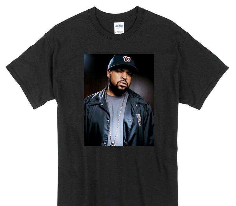 Custom Gildan 100% Cotton Black T-Shirt