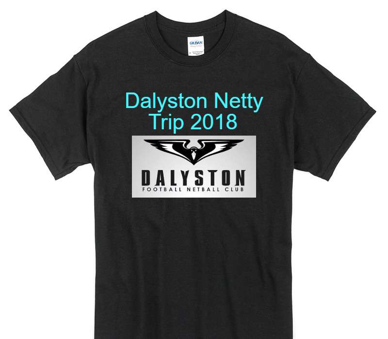 Custom Gildan 100% Cotton Black T-Shirt