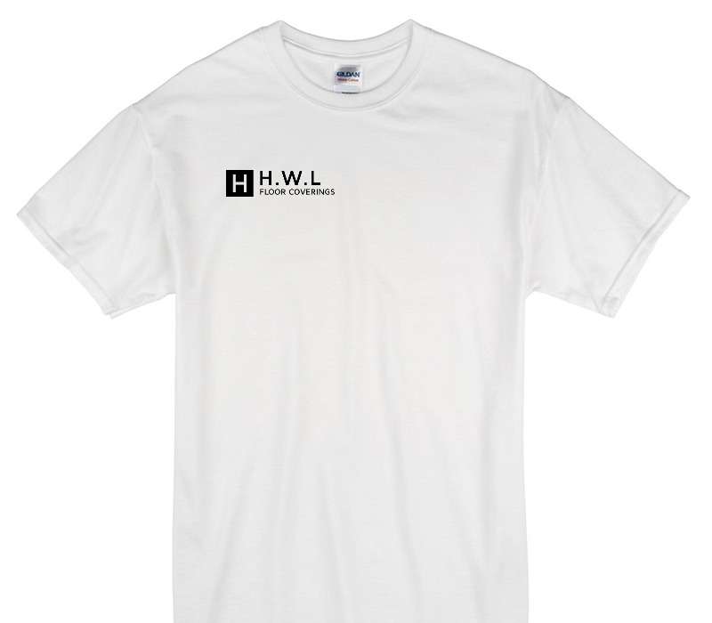 Custom Gildan 100% Cotton White T-Shirt