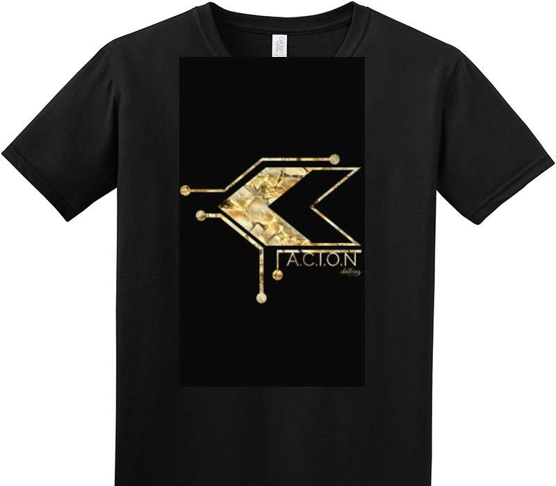 Custom Adult Soft Style 100% Cotton Black T-Shirt