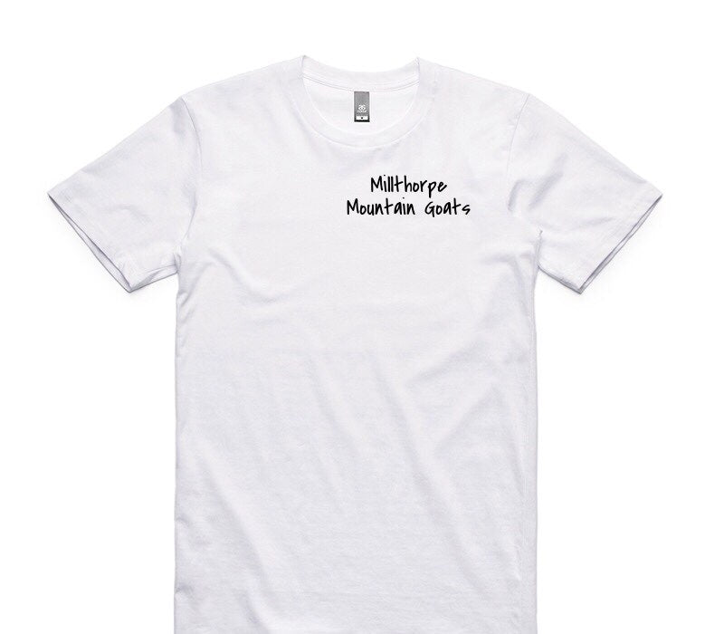 Custom AS Colour 100% Cotton White T-Shirt