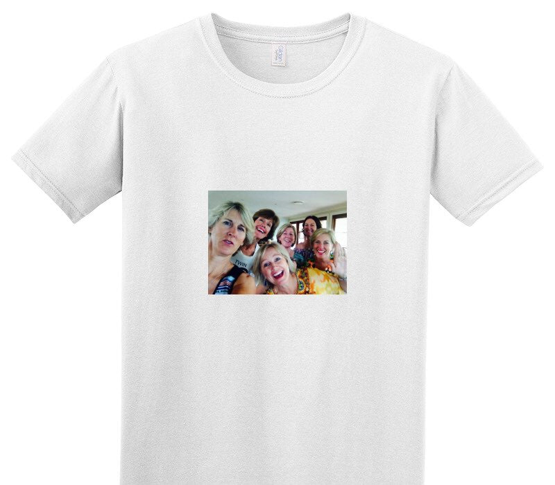 Custom Adult Soft Style 100% Cotton White T-Shirt