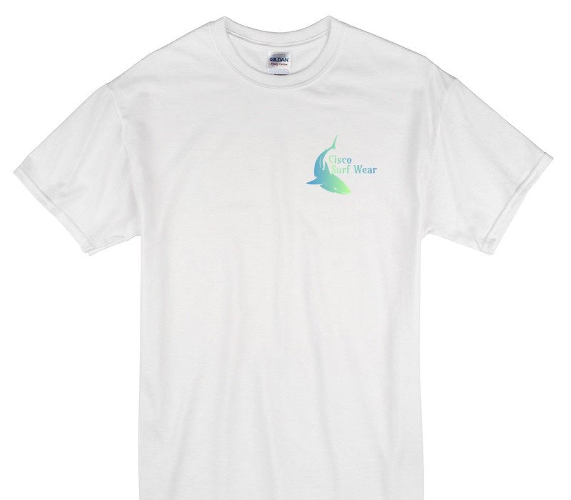 Custom Gildan 100% Cotton White T-Shirt