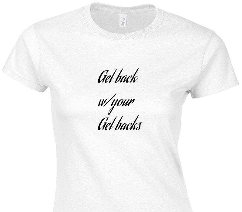 Custom Womens Soft Style 100% Cotton White T-Shirt