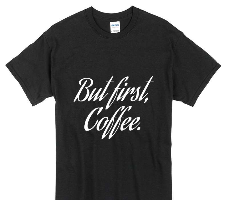 Custom Gildan 100% Cotton Black T-Shirt