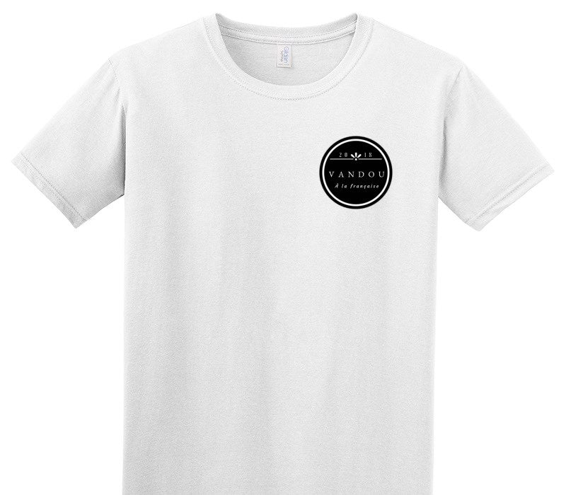 Custom Adult Soft Style 100% Cotton White T-Shirt