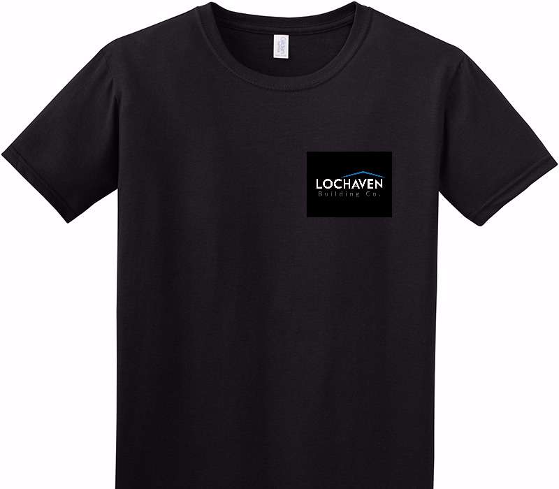 Custom Adult Soft Style 100% Cotton Black T-Shirt