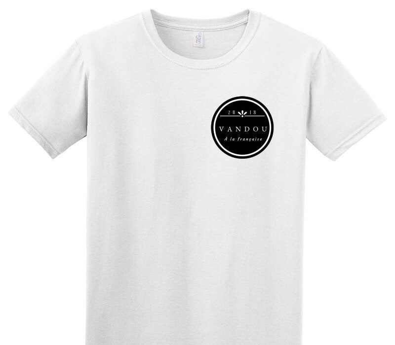 Custom Adult Soft Style 100% Cotton White T-Shirt