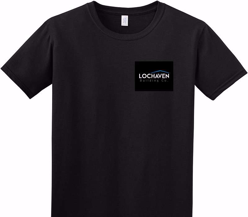 Custom Adult Soft Style 100% Cotton Black T-Shirt
