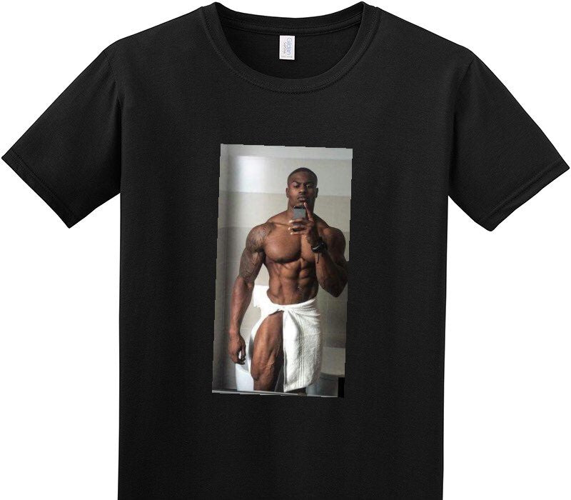 Custom Adult Soft Style 100% Cotton Black T-Shirt