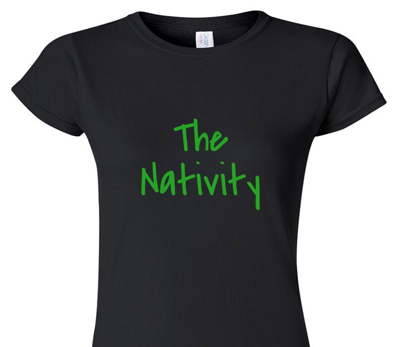 Custom Womens Soft Style 100% Cotton Black T-Shirt