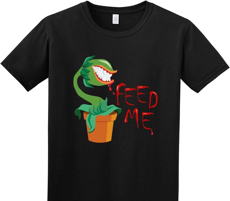 Custom Adult Soft Style 100% Cotton Black T-Shirt