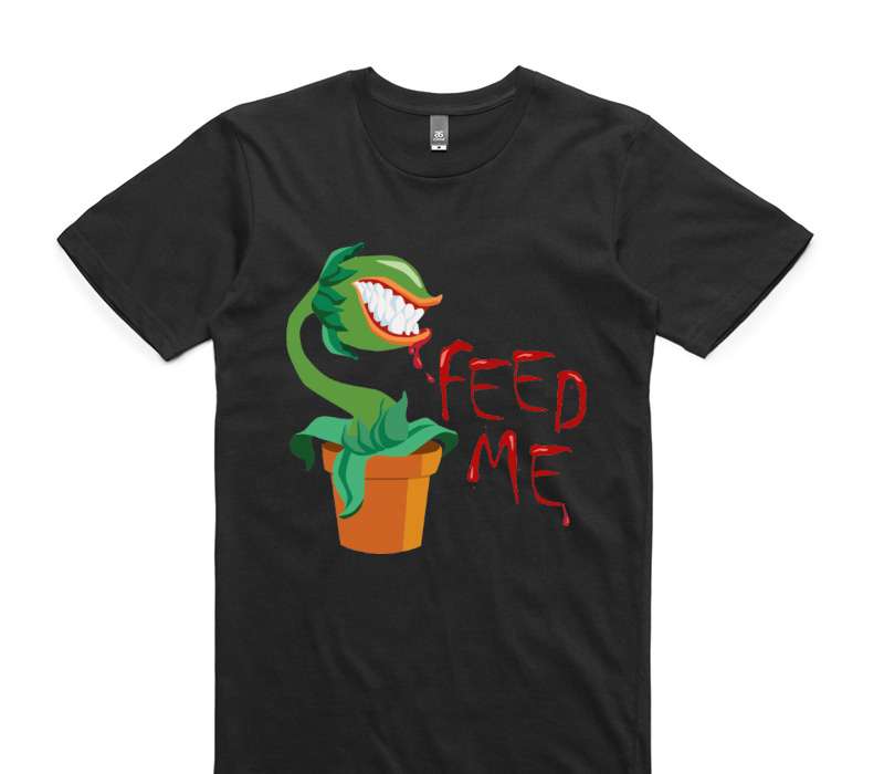 Custom AS Colour 100% Cotton Black T-Shirt