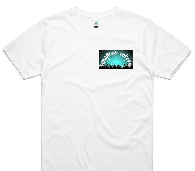 Custom AS Colour 100% Organic Cotton White T-Shirt