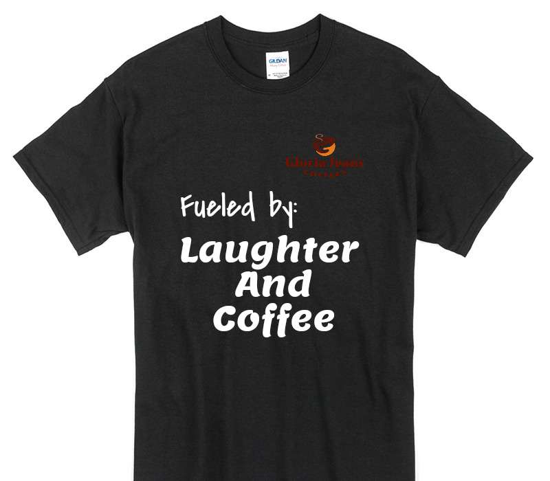 Custom Gildan 100% Cotton Black T-Shirt