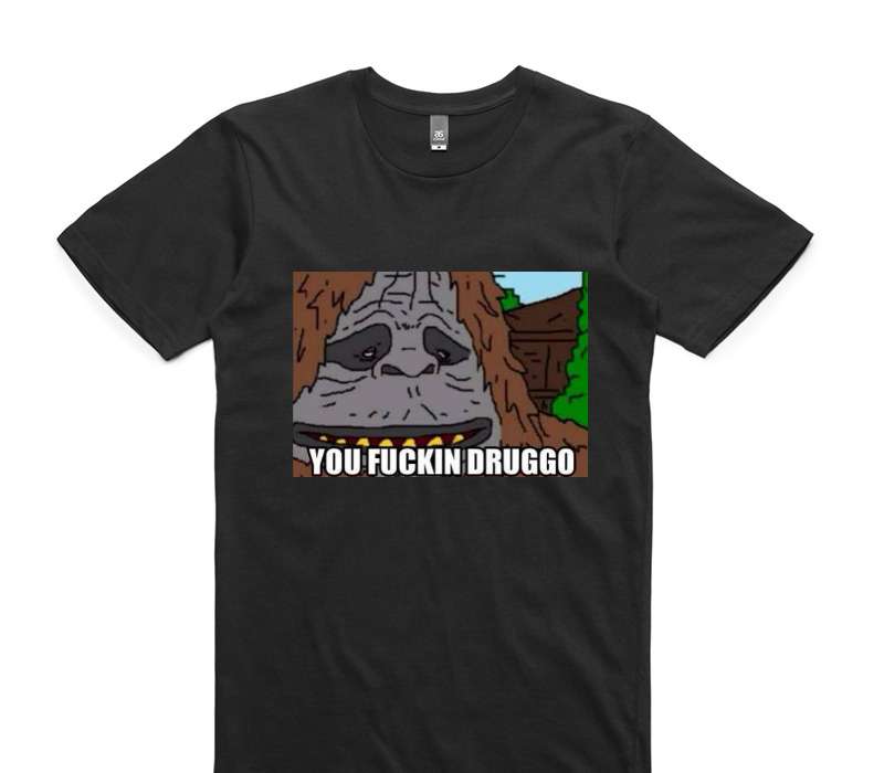 Custom AS Colour 100% Cotton Black T-Shirt