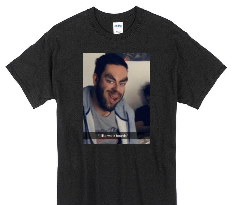 Custom Gildan 100% Cotton Black T-Shirt