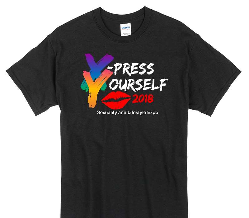 Custom Gildan 100% Cotton Black T-Shirt