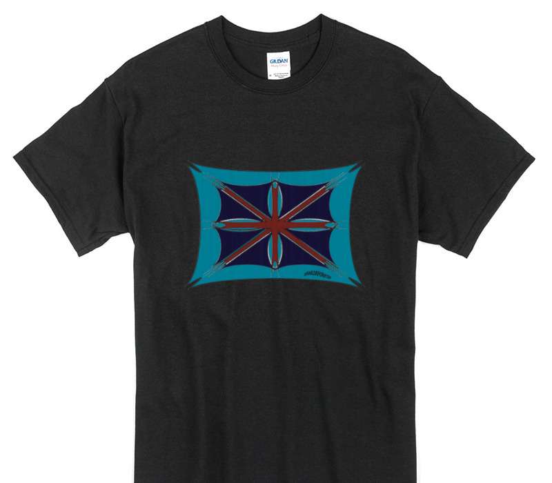 Custom Gildan 100% Cotton Black T-Shirt
