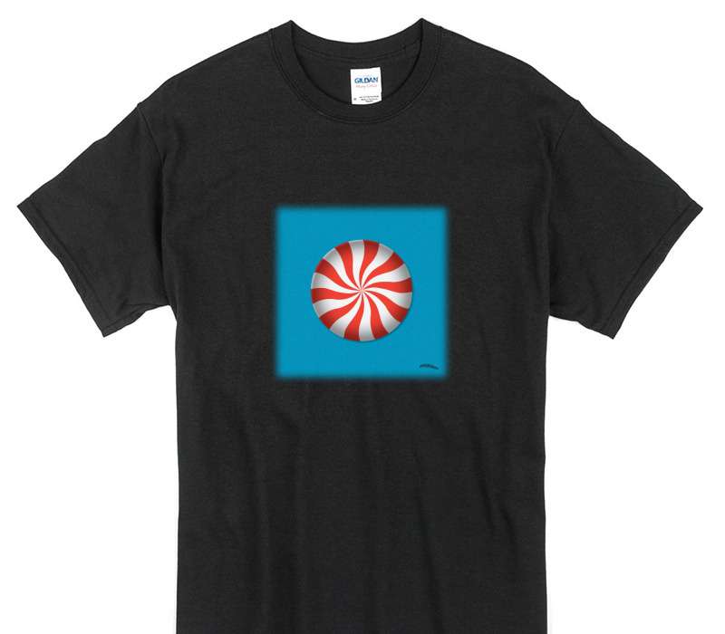 Custom Gildan 100% Cotton Black T-Shirt