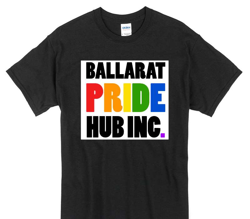 Custom Gildan 100% Cotton Black T-Shirt