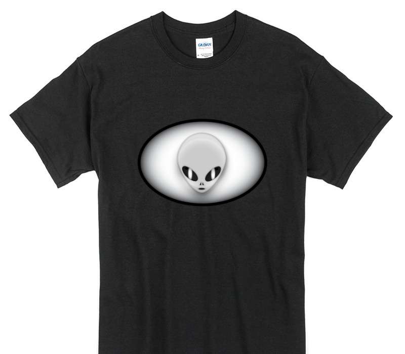 Custom Gildan 100% Cotton Black T-Shirt