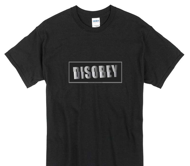 Custom Gildan 100% Cotton Black T-Shirt