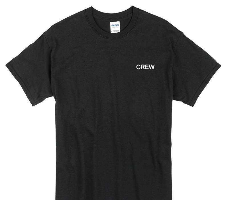 Custom Gildan 100% Cotton Black T-Shirt