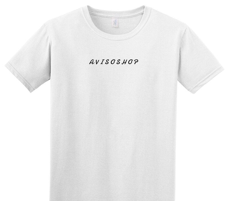 Custom Adult Soft Style 100% Cotton White T-Shirt