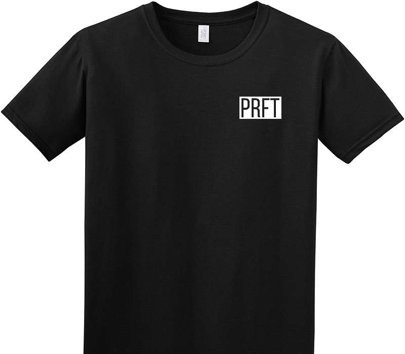 Custom Adult Soft Style 100% Cotton Black T-Shirt