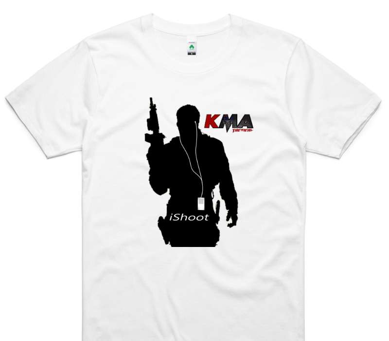 Custom AS Colour 100% Organic Cotton White T-Shirt