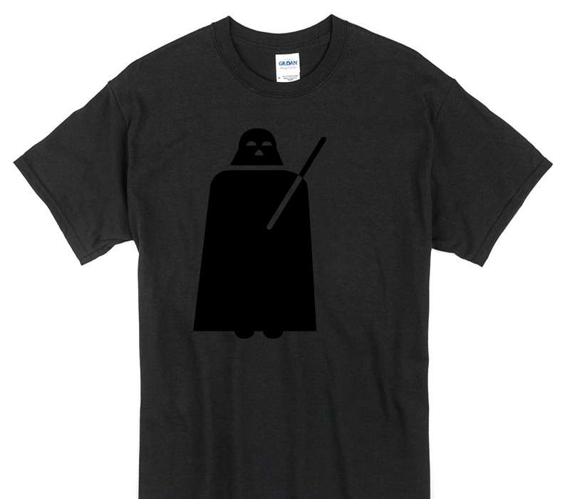 Custom Gildan 100% Cotton Black T-Shirt