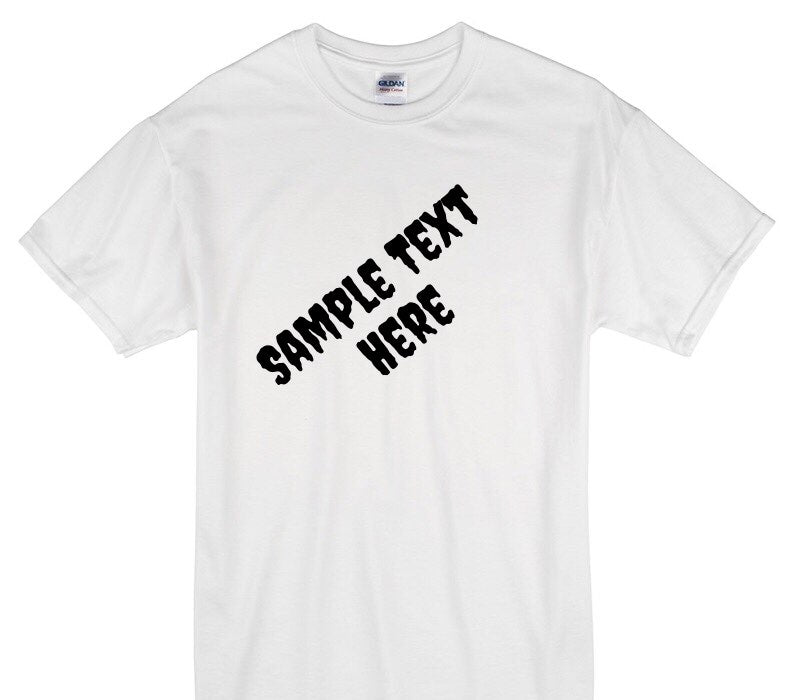 Custom Gildan 100% Cotton White T-Shirt