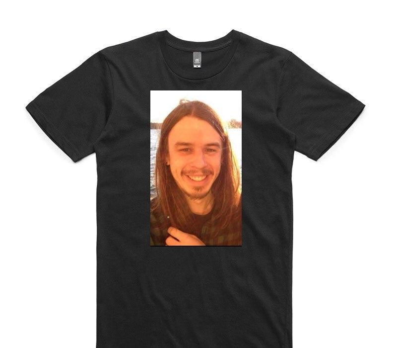 Custom AS Colour 100% Cotton Black T-Shirt