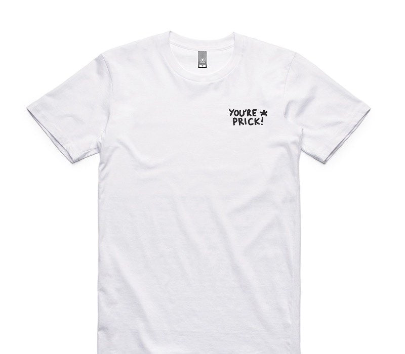 Custom AS Colour 100% Cotton White T-Shirt