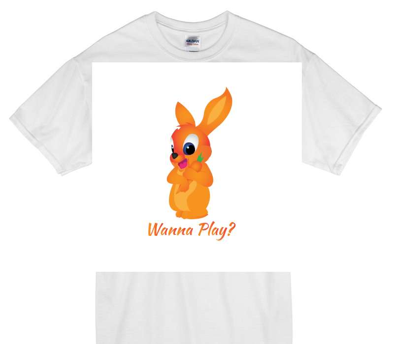 Custom Gildan 100% Cotton White T-Shirt