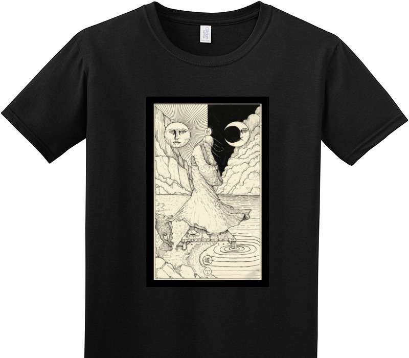 Custom Adult Soft Style 100% Cotton Black T-Shirt