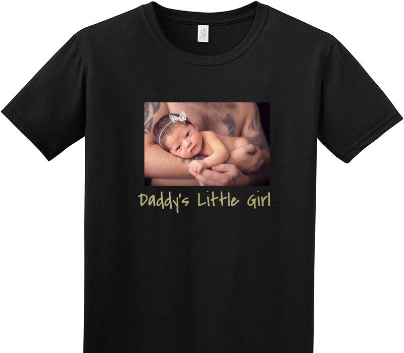 Custom Adult Soft Style 100% Cotton Black T-Shirt