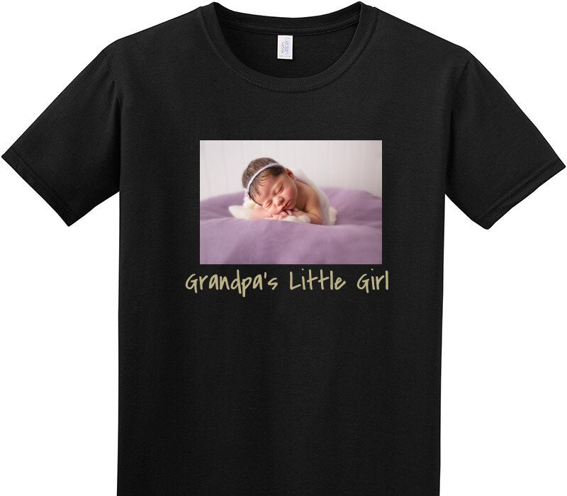 Custom Adult Soft Style 100% Cotton Black T-Shirt
