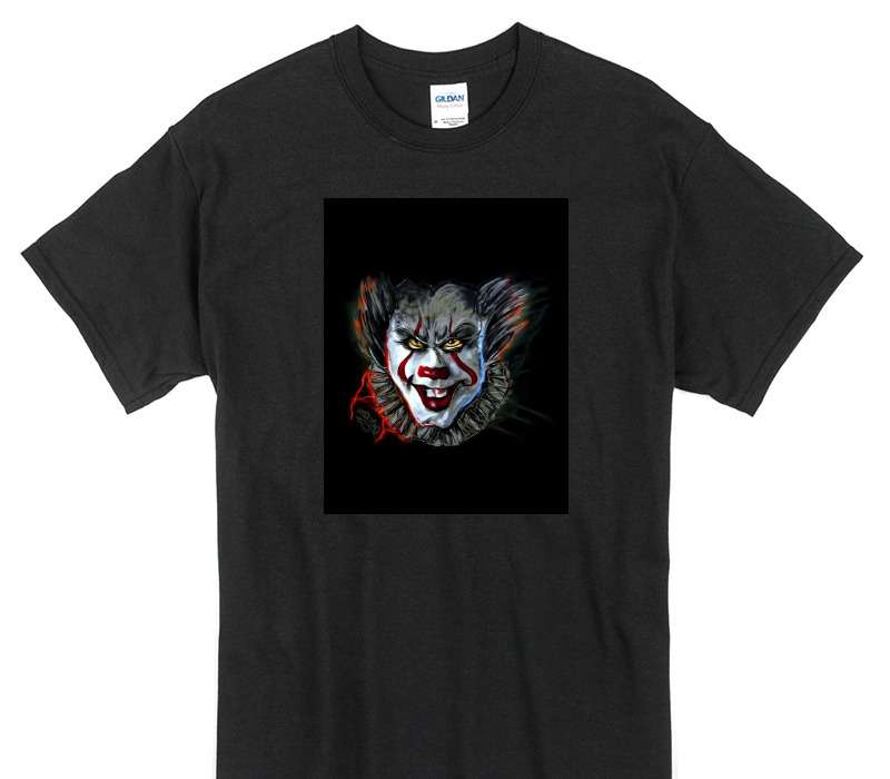 Custom Gildan 100% Cotton Black T-Shirt