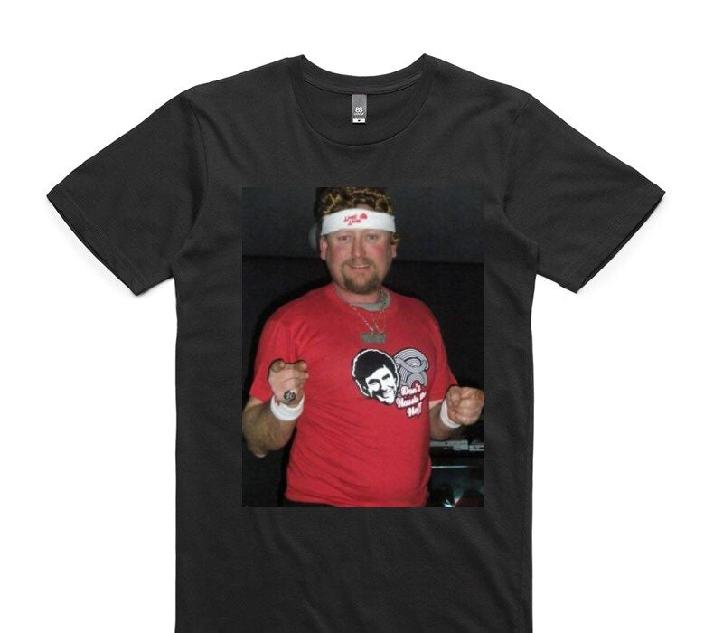 Custom AS Colour 100% Cotton Black T-Shirt