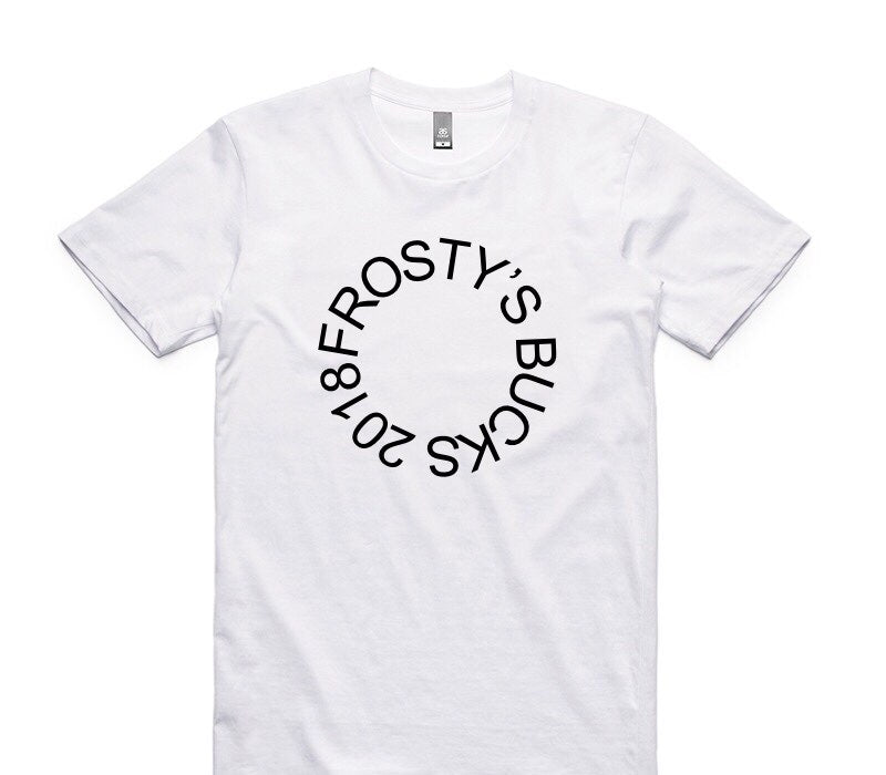 Custom AS Colour 100% Cotton White T-Shirt