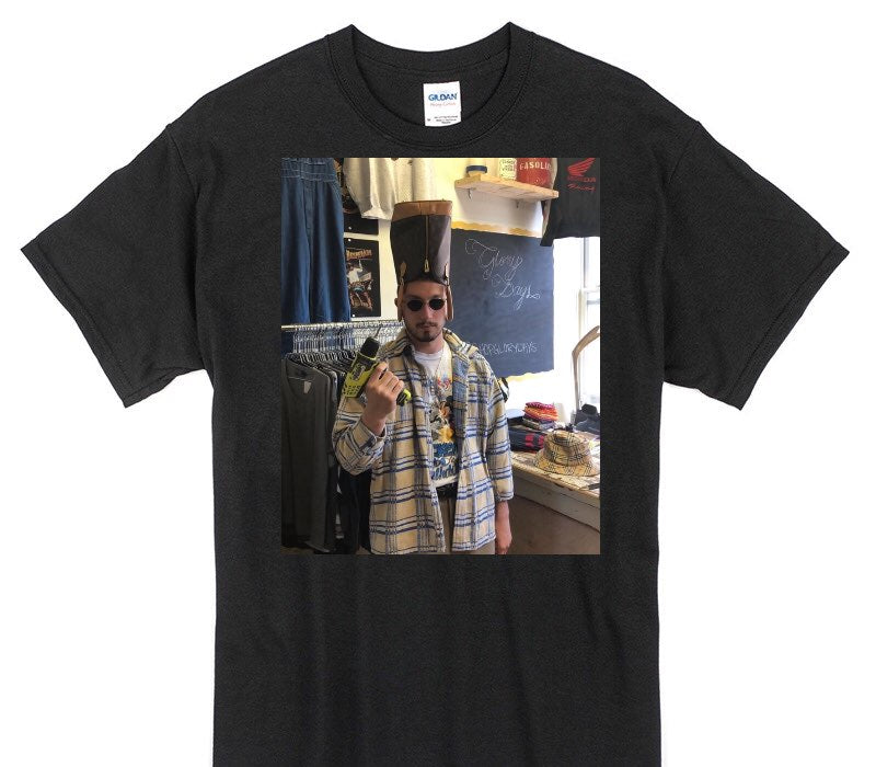 Custom Gildan 100% Cotton Black T-Shirt