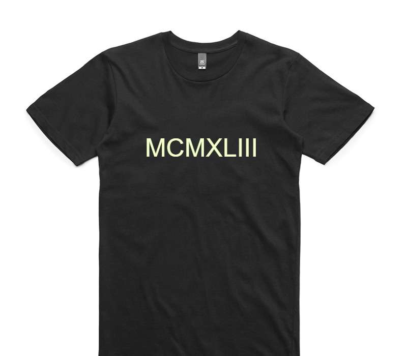 Custom AS Colour 100% Cotton Black T-Shirt